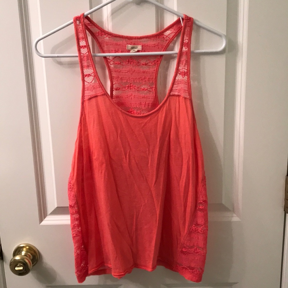 Lack back tank top
